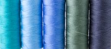 Sewing Threads Multicolored Royalty Free Stock Photos