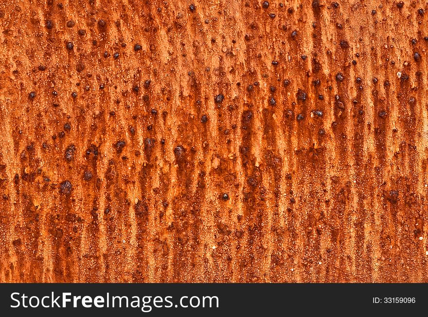 Rust on steel for background and textures