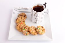 Cup Of Tea With Cookies Royalty Free Stock Photo Cup Of Tea With Cookies Royalty Free Stock Photo