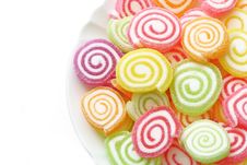 Marshmallow With Gelatin Dessert Stock Photo Marshmallow With Gelatin Dessert Stock Photo
