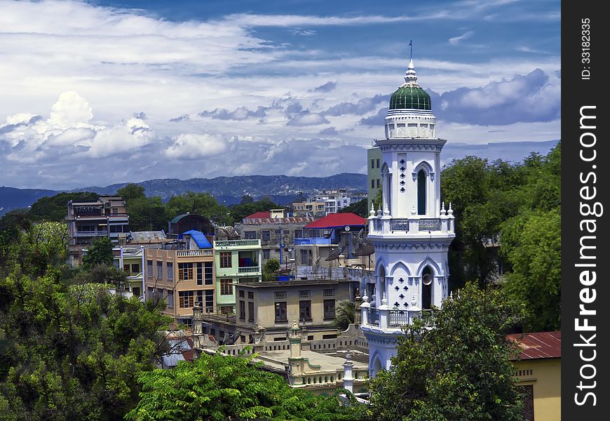 Mandalay City View. Summer of 2013, Burma.