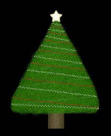 Christmas Tree Illustration Royalty Free Stock Images