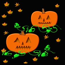 Halloween Jack-o -lantern Royalty Free Stock Photography Halloween Jack-o -lantern Royalty Free Stock Photography