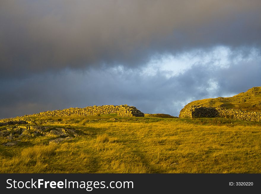 Hardknott Roman Fort, Lake Dis