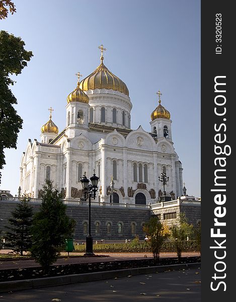 Cathedral of Christ the Savior in Autumn