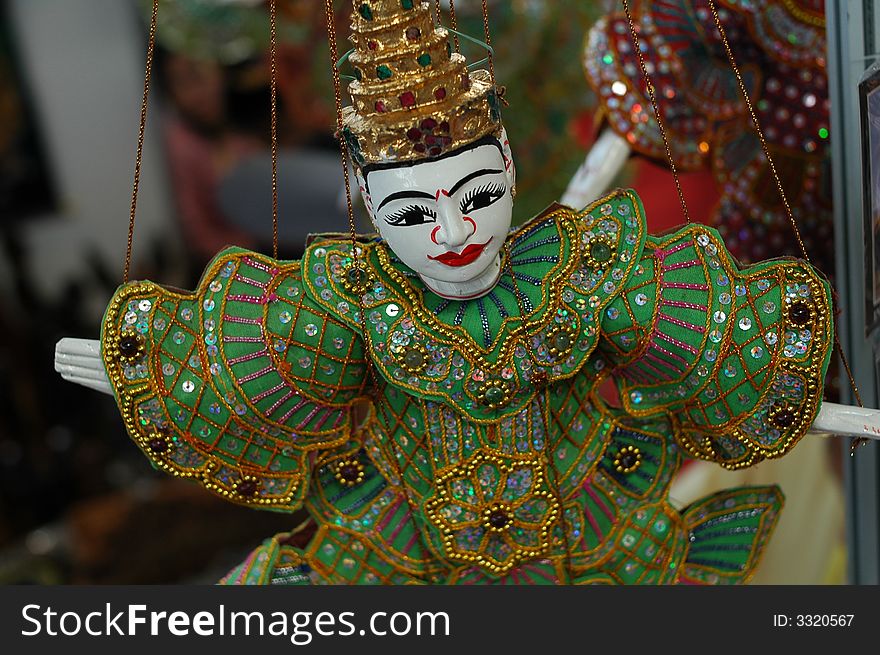 The traditional Asian doll in Southeast Asia. The traditional Asian doll in Southeast Asia