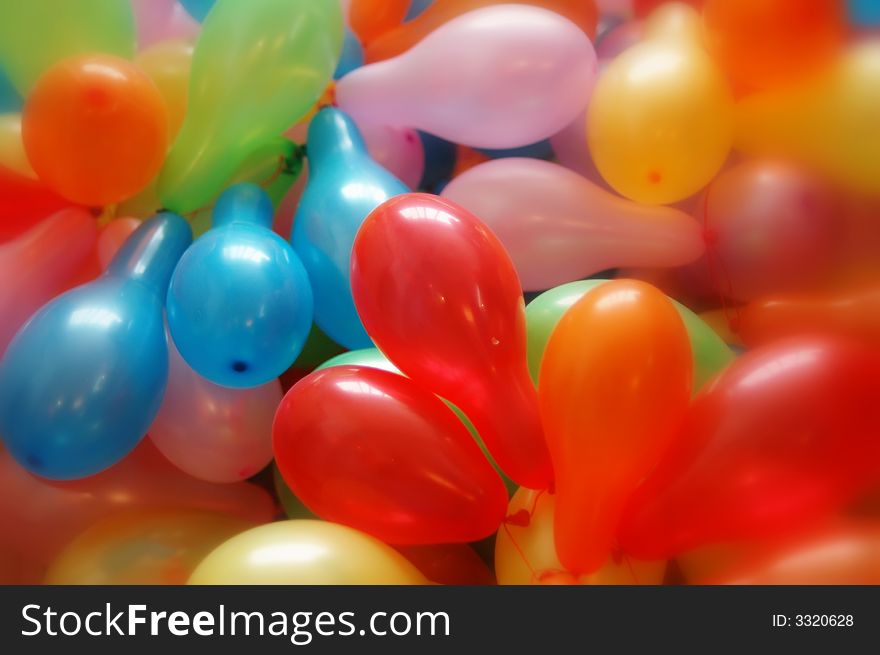 Colorful balloons suitable as a background color. Colorful balloons suitable as a background color