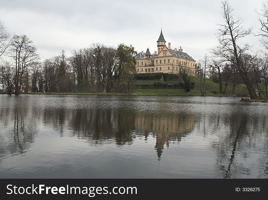 Photo of castle Radun in the Czech republic. Photo of castle Radun in the Czech republic