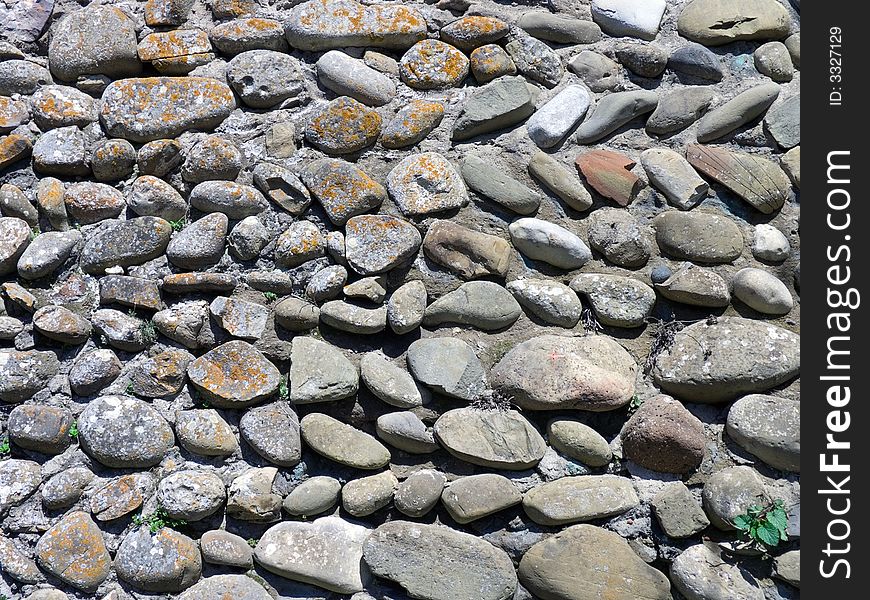 Ancient citadel wall, texture close-up