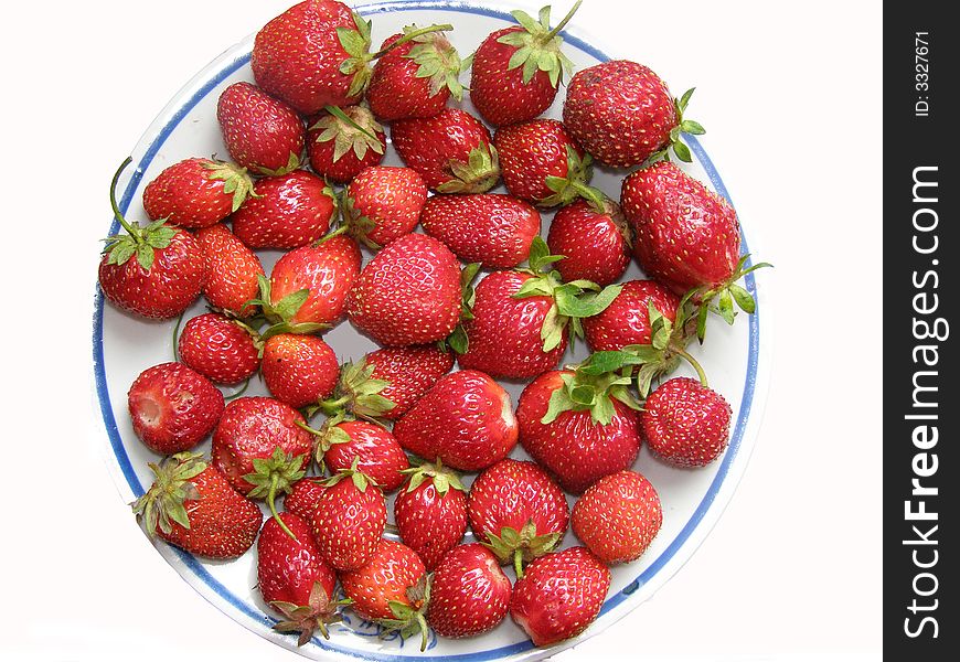 The ripe red strawberry a source of vitamins, is very useful to children and adults. The ripe red strawberry a source of vitamins, is very useful to children and adults