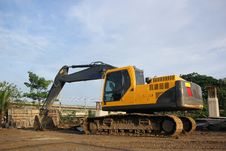 Excavator And Backhoe Royalty Free Stock Photos Excavator And Backhoe Royalty Free Stock Photos