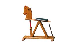 Old Wooden Horse Stock Image