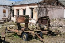 Old Military Equipment - Echoes Of War Stock Photo Old Military Equipment - Echoes Of War Stock Photo