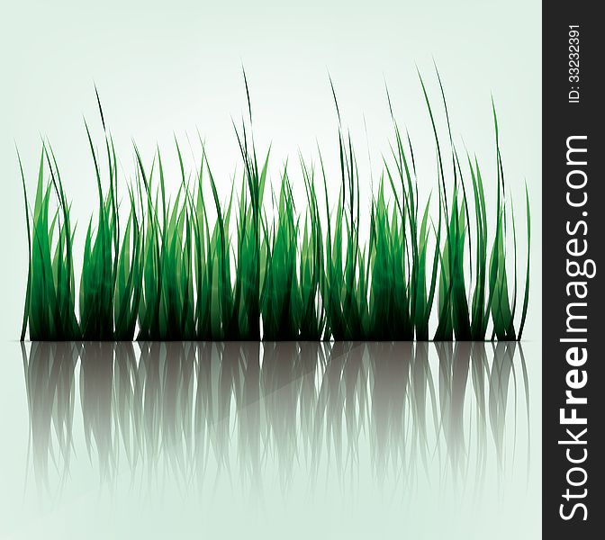 Grass vector illustration abstract background eps10