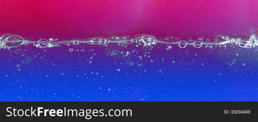 Water surface with small bubbles. Water surface with small bubbles