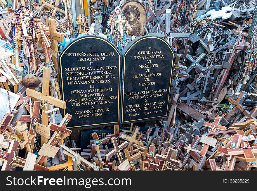 Thousands of crosses mark demonstrations of faith at the Hill of Crosses