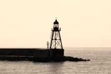 Alicante Lighthouse Royalty Free Stock Photography Alicante Lighthouse Royalty Free Stock Photography