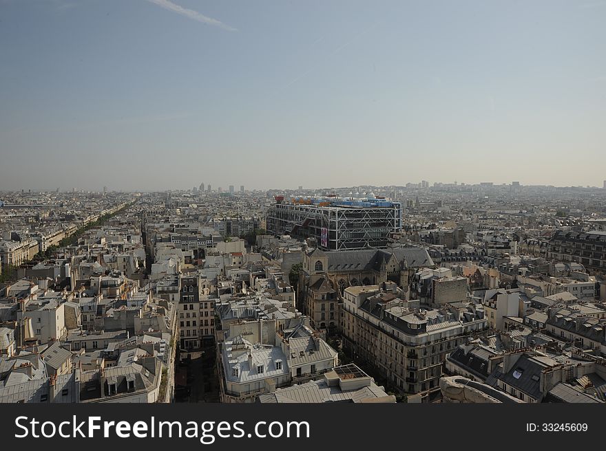 Beaubourg From Saint-Jacques Tower