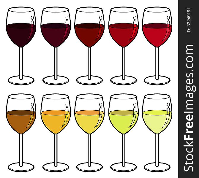 Wine Colour Vector
