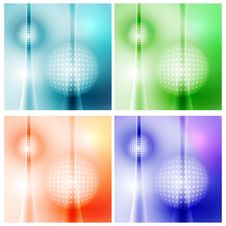 Four Vector Square Royalty Free Stock Image
