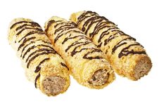 Cream Horn In Group Royalty Free Stock Image Cream Horn In Group Royalty Free Stock Image