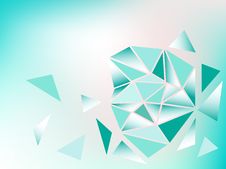 Blue Background With Triangles On It Stock Images Blue Background With Triangles On It Stock Images