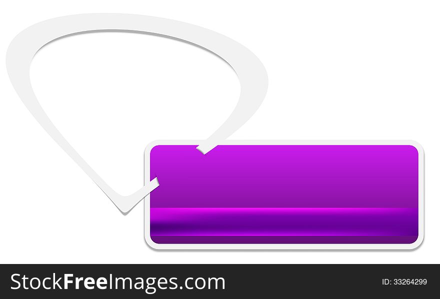 Violet text frame for any text. Violet text frame for any text