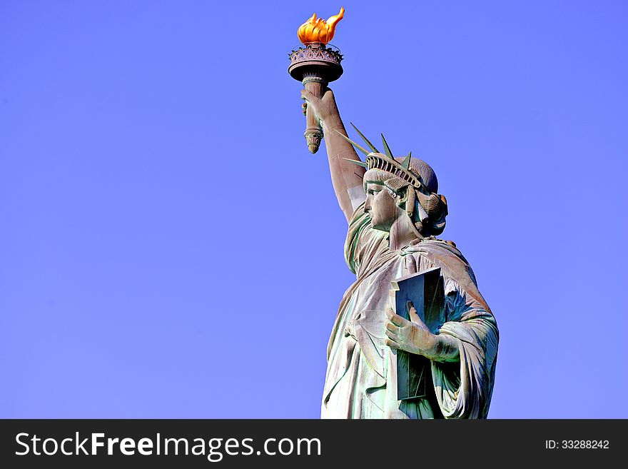 Statue of Liberty in New York City.