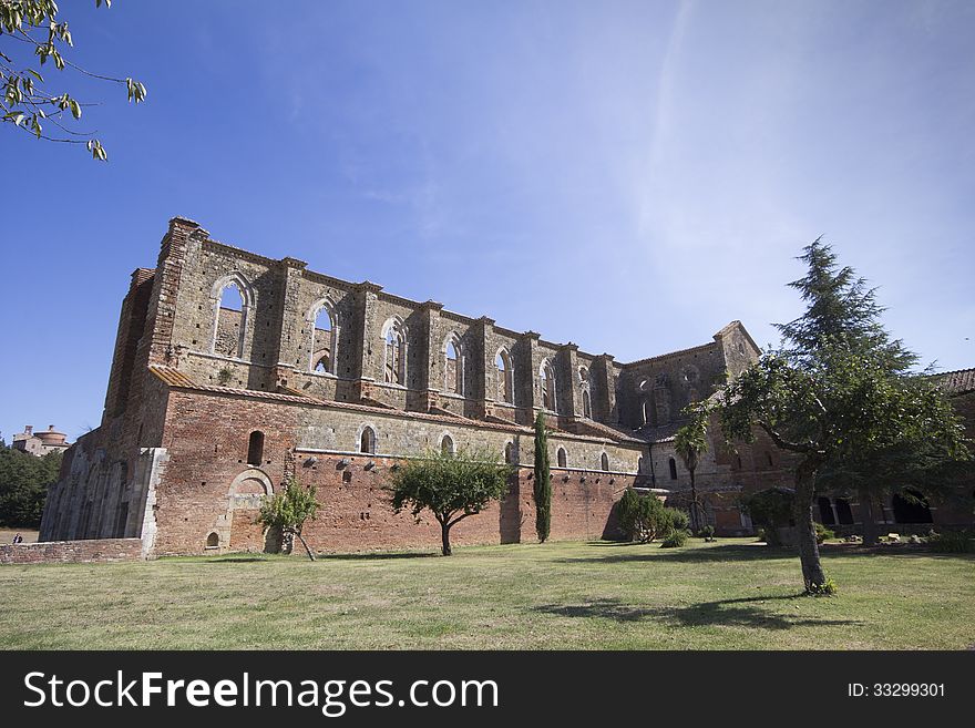 Abbey Of San Galgano At Morning