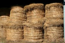 Stacked Hay Bales Stock Photo Stacked Hay Bales Stock Photo