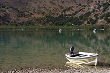 Boat At The Lake Royalty Free Stock Image Boat At The Lake Royalty Free Stock Image