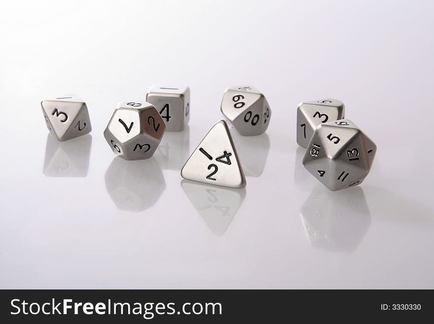 Dices for roleplaying game (RPG). Dices for roleplaying game (RPG)