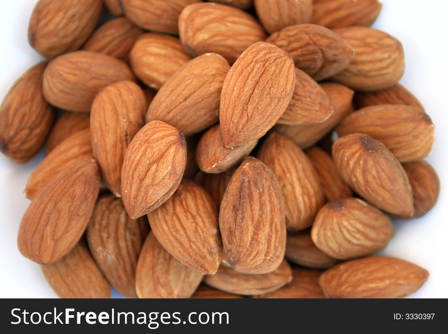 Excellent and tasty almonds nuts.Healthy food.