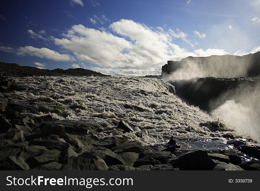 Dettifoss riverbed