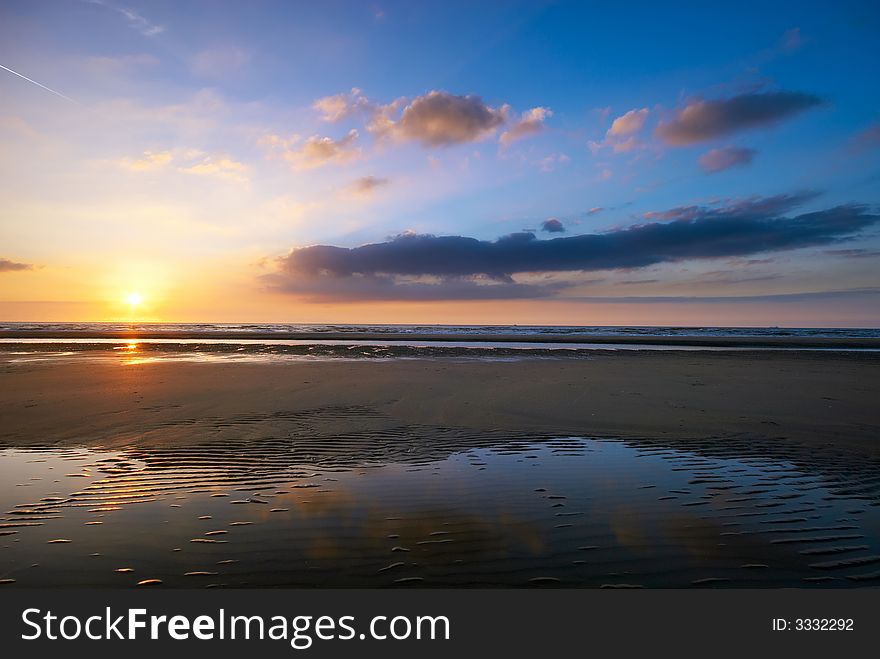 Beautiful night at the beach. Beautiful night at the beach