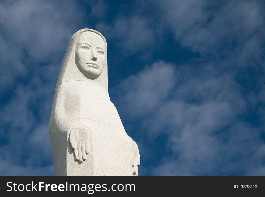 Statue of the Virgin Mary. Statue of the Virgin Mary