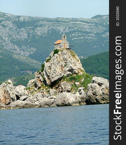 Church on the top of a cliff