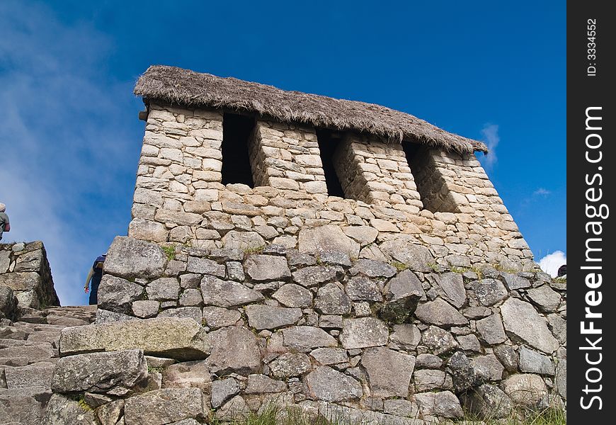 Machu Picchu guardhouse