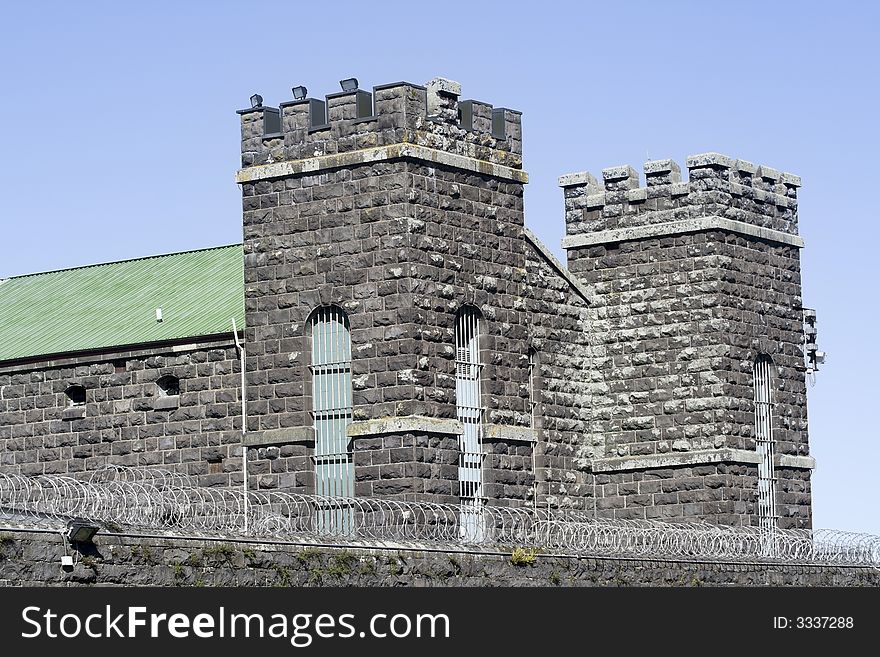 Prison Block House Towers - Mt Eden Prison Auckland New Zealand