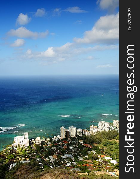 Oahu Overview. Taken from Diamond Head, Honolulu