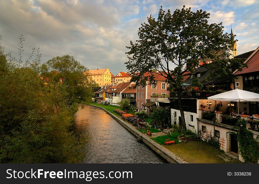 Vltava River at Cesky Krumlov