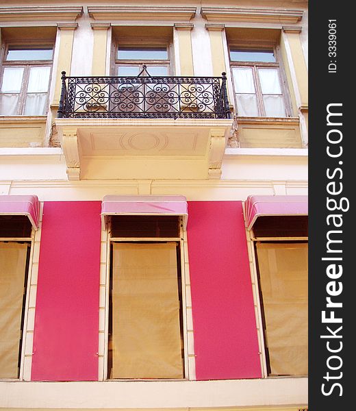 Bright classical facade