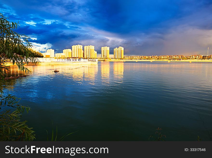 The photo taken in China's heilongjiang province daqing city Yandu lake. The photo taken in China's heilongjiang province daqing city Yandu lake.