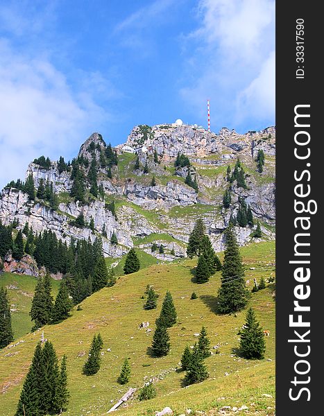 Hiking up to Wendelstein, Bavarian Alps Germany. Hiking up to Wendelstein, Bavarian Alps Germany