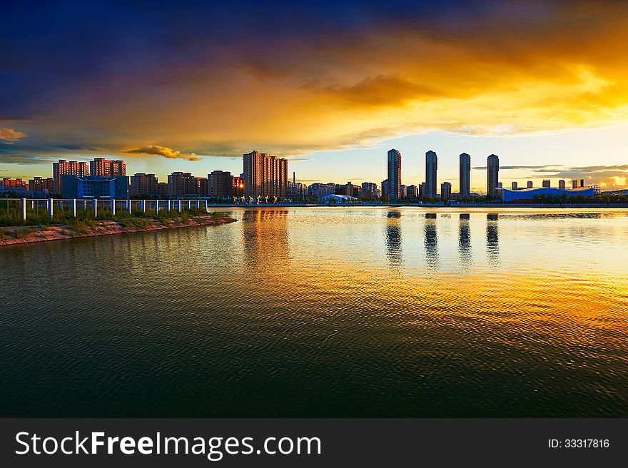 The photo taken in China's heilongjiang province daqing city Yandu lake. The photo taken in China's heilongjiang province daqing city Yandu lake.