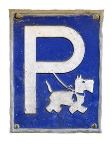 Dog Parking Royalty Free Stock Photography Dog Parking Royalty Free Stock Photography