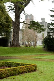 Garden Of Ashford Castle, Co. Mayo - Ireland Stock Photos Garden Of Ashford Castle, Co. Mayo - Ireland Stock Photos