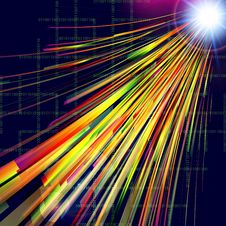 Abstract Technology Background With Light Effect. Stock Photo Abstract Technology Background With Light Effect. Stock Photo