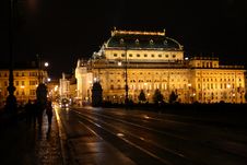 Night In Prague Royalty Free Stock Image