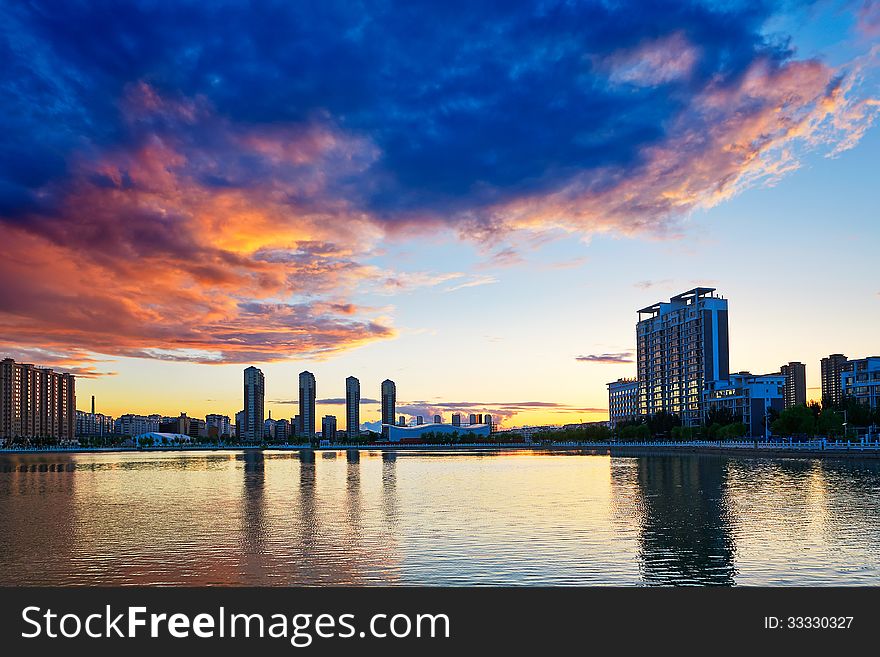 The photo taken in China's heilongjiang province daqing city Yandu lake. The photo taken in China's heilongjiang province daqing city Yandu lake.